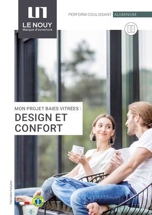 Coulissant aluminium Perform LE NOUY FENETRES & FERMETURES