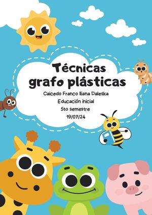 Técnicas Grafo Plásticas