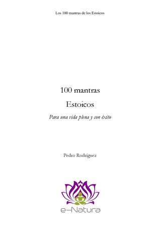 100 Mantras De Los Estoicos