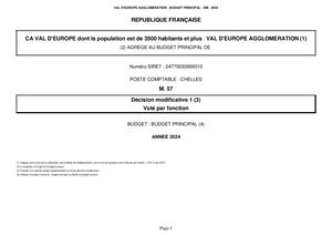 2024 Décision Modificative N°1