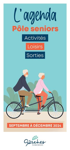 Agenda du Pôle Seniors de septembre à décembre 2024