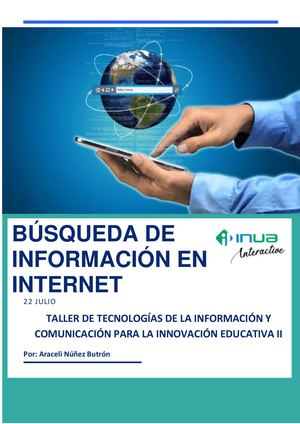 BÚSQUEDA DE INFORMACIÓN EN INTERNET