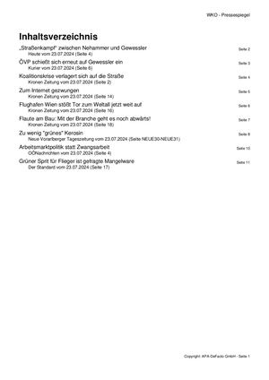 Pressespiegel 20240723