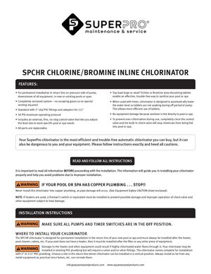 In Line SPCHR Instructions - IN056 072324