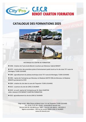 Cfcr 2 Catalogue Des Formations 2025 (Fait Le 23072024)