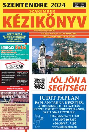 Szentendre Kézikönyve 2024 Internet