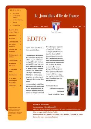 Bulletin N51 Joinvillais T2 2024 Ile De France