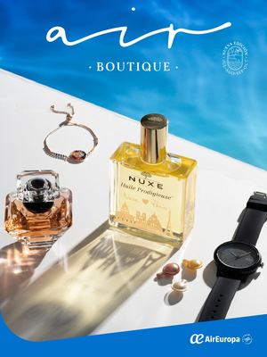 AIR EUROPA BOUTIQUE MENU REPRINT JULY 2024