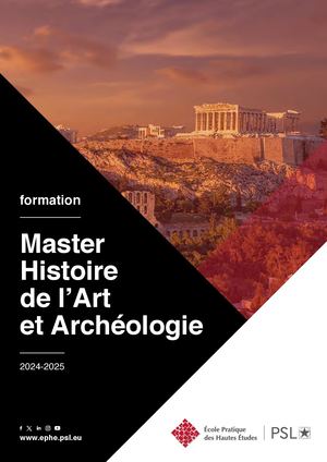 Guide Master Histoire de l'art et archéologie 2024-2025