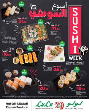 Lu Lu Sushi Week @ Eastern Province