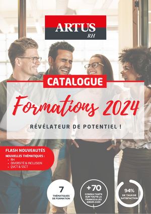 ARTUS RH - Catalogue de formations 2024