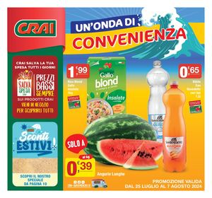 Volantino Crai Regina dal 25 luglio al 7 agosto