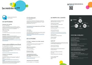 Programme de rentrée 2024