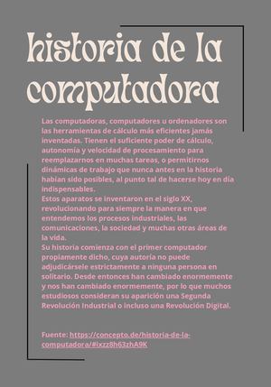 Revista De La Historia De La Computadora