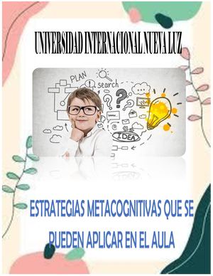 Calaméo - Estrategias metacognitivas en el aula