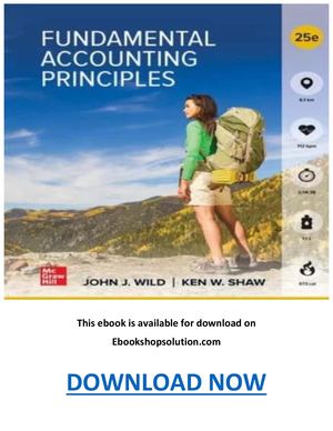 Fundamental Accounting Principles 25th Edition Pdf