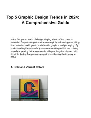 Calaméo - Top 5 Graphic Design Trends In 2024 A Comprehensive Guide (1)