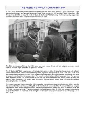 The French Cavalry Corps In 1940