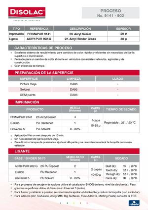 Proceso Pintura Vieja 9141 902 Tecnhical System