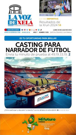 EDICIÓN DIGITAL #1838 del diario LA VOZ DE XELA