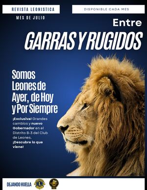Revista Oficial Del Distrito B 3 Entre Garras Y Rugidos