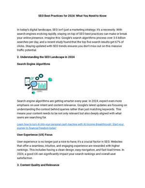 Calaméo - Seo Best Practices For 2024 What You Need To Know