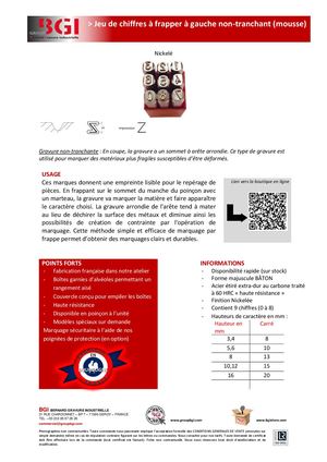 Chiffre Gauche Non Tranchant-(mousse).