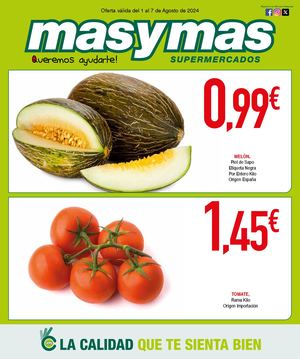 Oferta Válida Del 1 Al 7 De Agosto De 2024 Masymas Supermercados