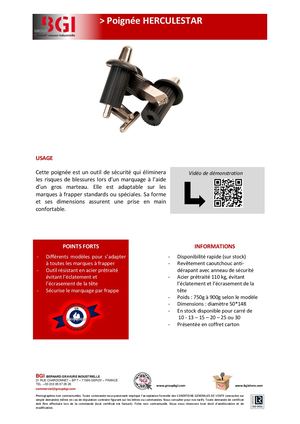 Poignee HERCULESTAR