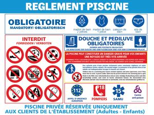 Règlement piscine
