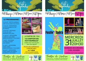 Festiv'vesperales 31 Juillet