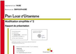 Rapport De Presentation Ms2 - PLU