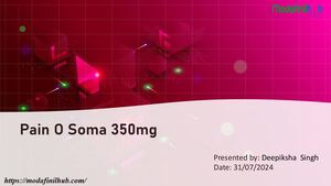 Comprehensive Guide to Pain O Soma 350mg: Uses, Benefits, and Side Effects