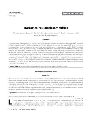 Trastornos Neurologicos Y Musica