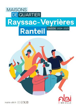 Maisons de quartier de Rayssac Veyrieres Ranteil saison 2024-2025