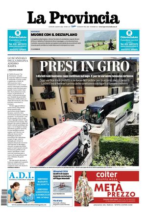 La Provincia di Como 1 Agosto 2024