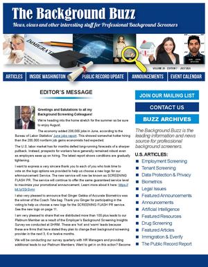 BACKGROUND BUZZ - JULY 2024