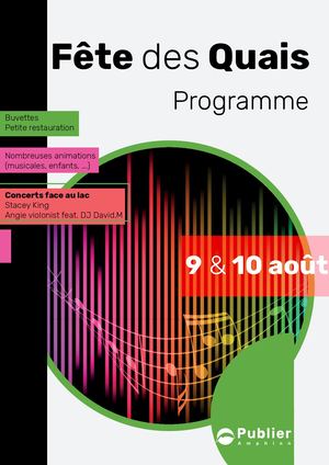 Programme Fête des quais 2024