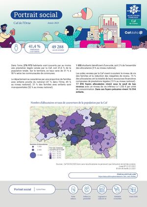 Portrait Social 2023 Caf de l'Orne