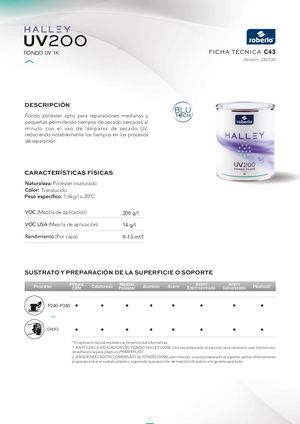 TDS Halley UV200 Halley ES