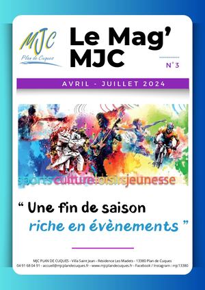Mag' MJC N°3 (AVRIL A JUILLET 2024)