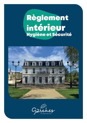 Reglement Interieur - Hygiene et Securite - Ville de Garches