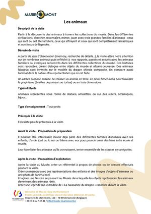 Animaux