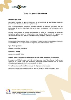 Dans Les Pas De Brunehaut