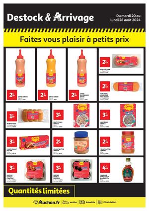 Auchan Destock aout 2024