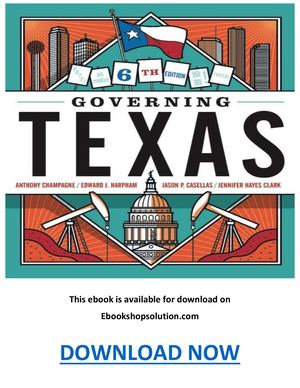 Governing Texas 6th Edition Pdf