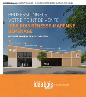 Flyer Ouverture - Idéa Bois