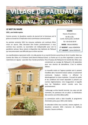 Journal Palluaud 2021 Juillet A4