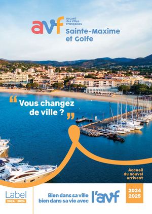 Brochure avf Sainte-Maxime et Golfe 2024-2025