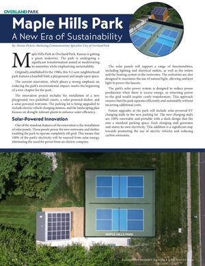 Maple Hills Park - A New Era Of Sustainability